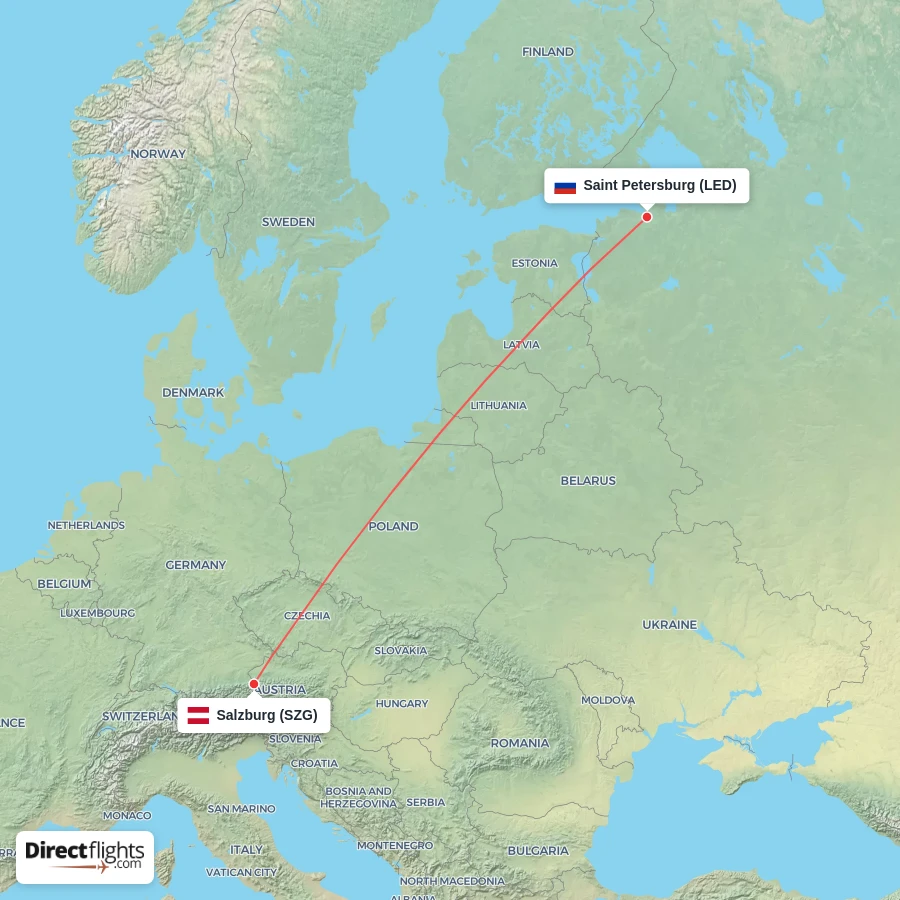 SZG - LED route map