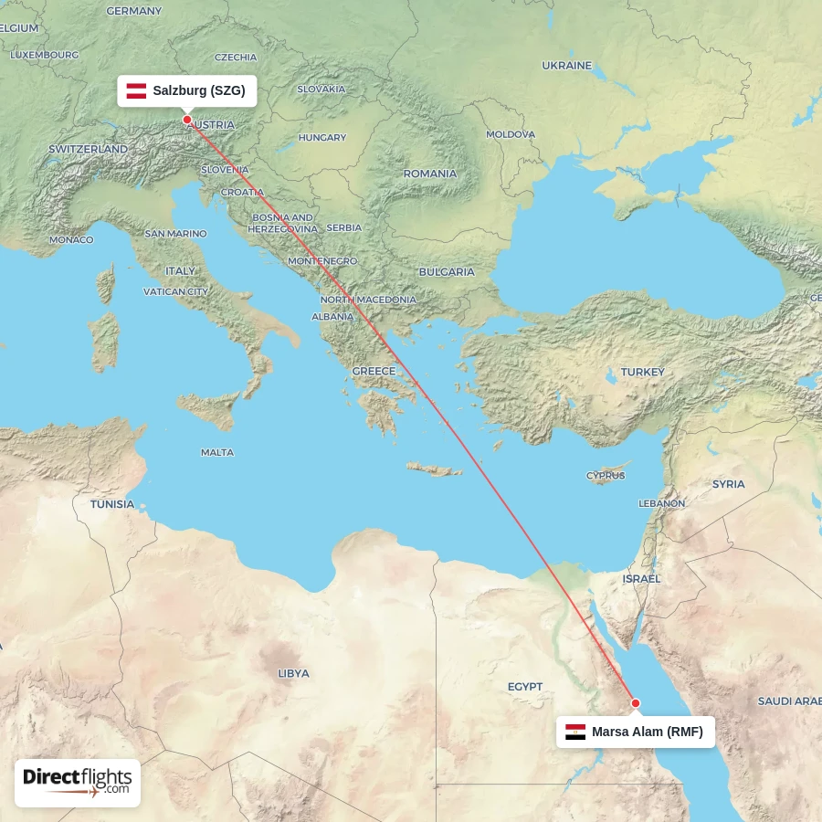 SZG - RMF route map