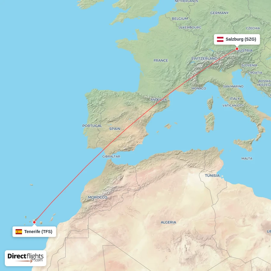 SZG - TFS route map