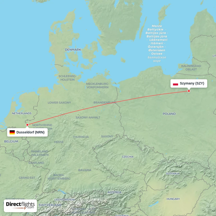 SZY - NRN route map