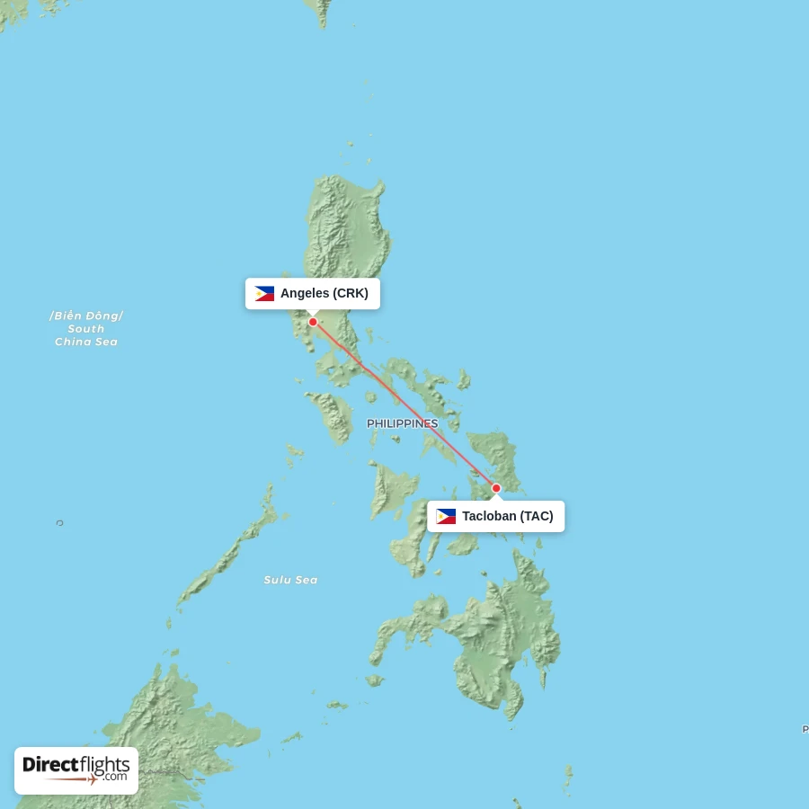 TAC - CRK route map
