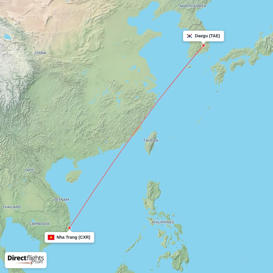 TAE - CXR route map