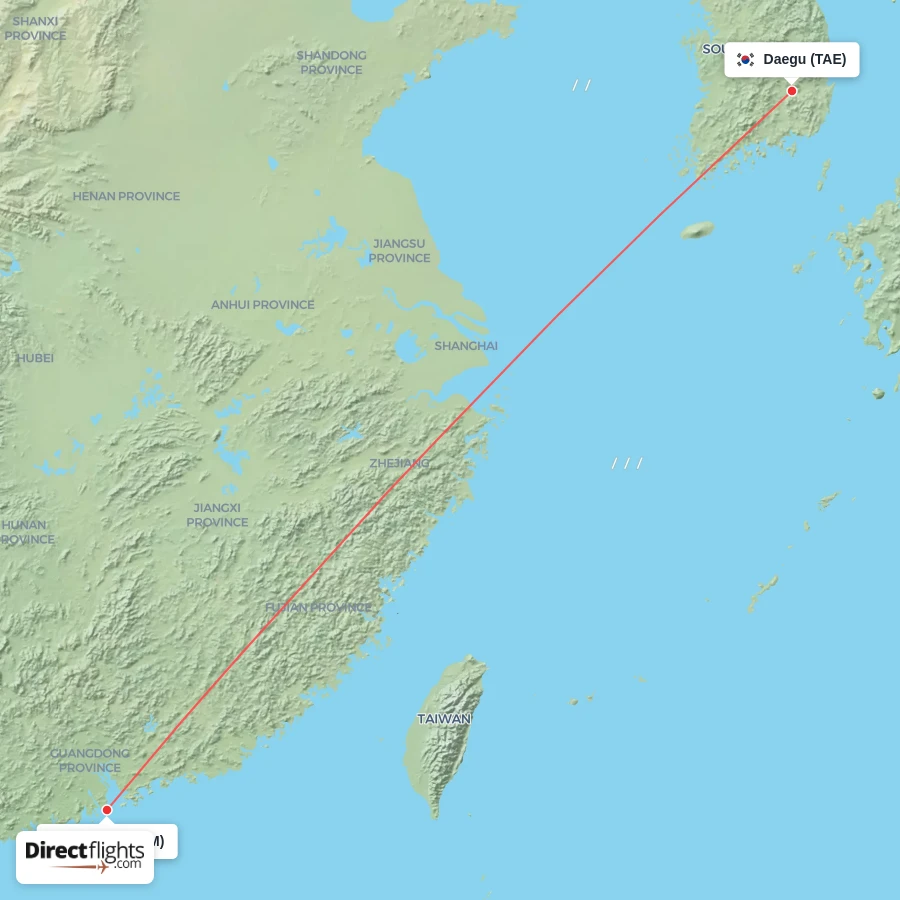 TAE - MFM route map