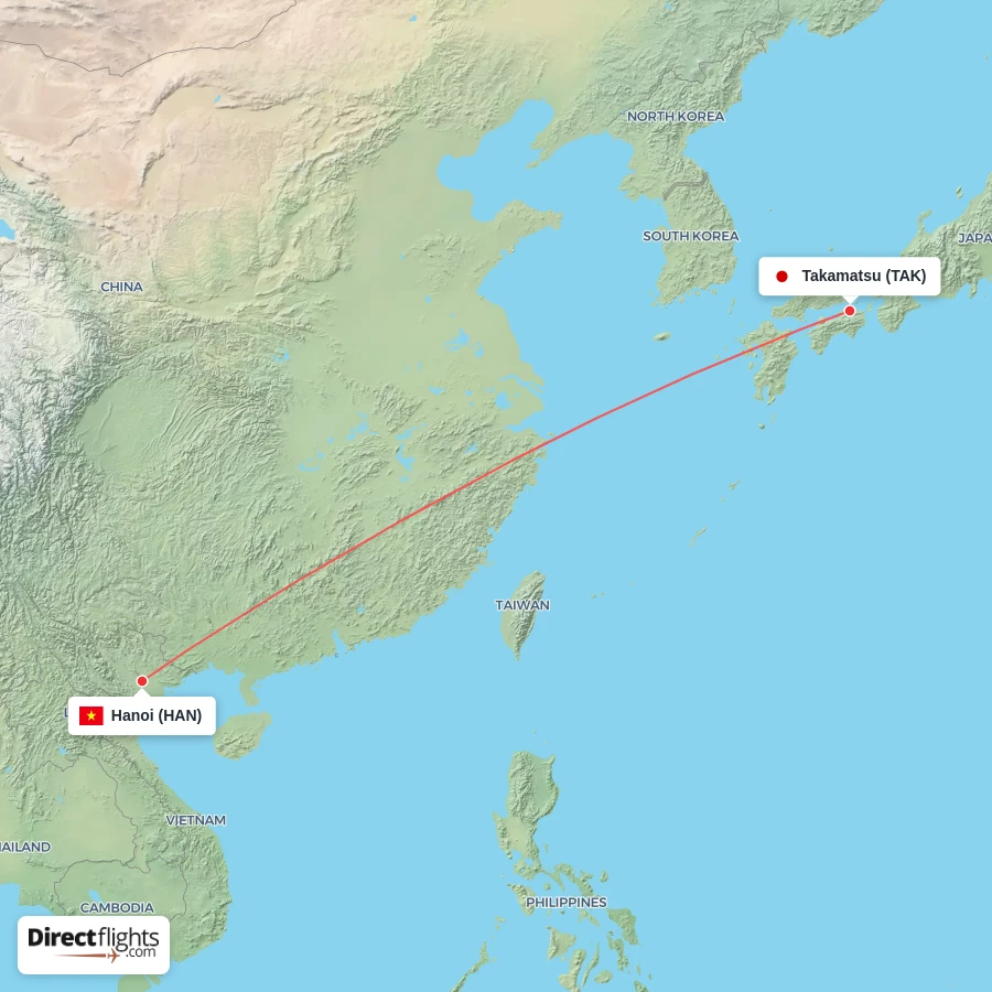 TAK - HAN route map