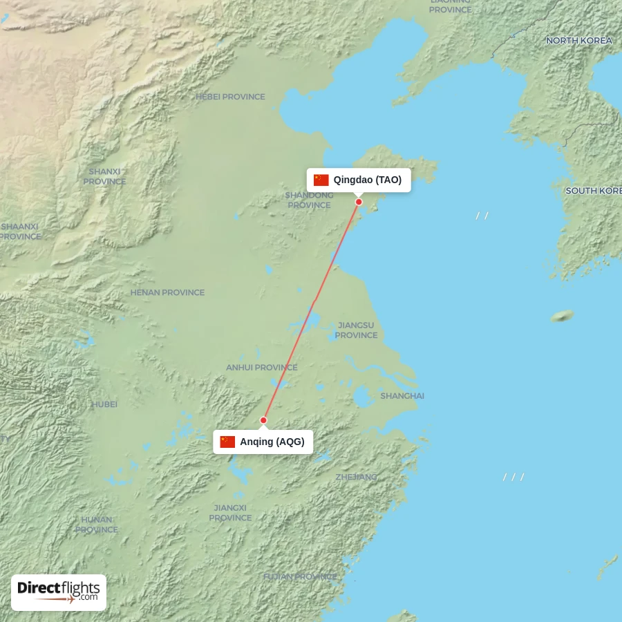 TAO - AQG route map
