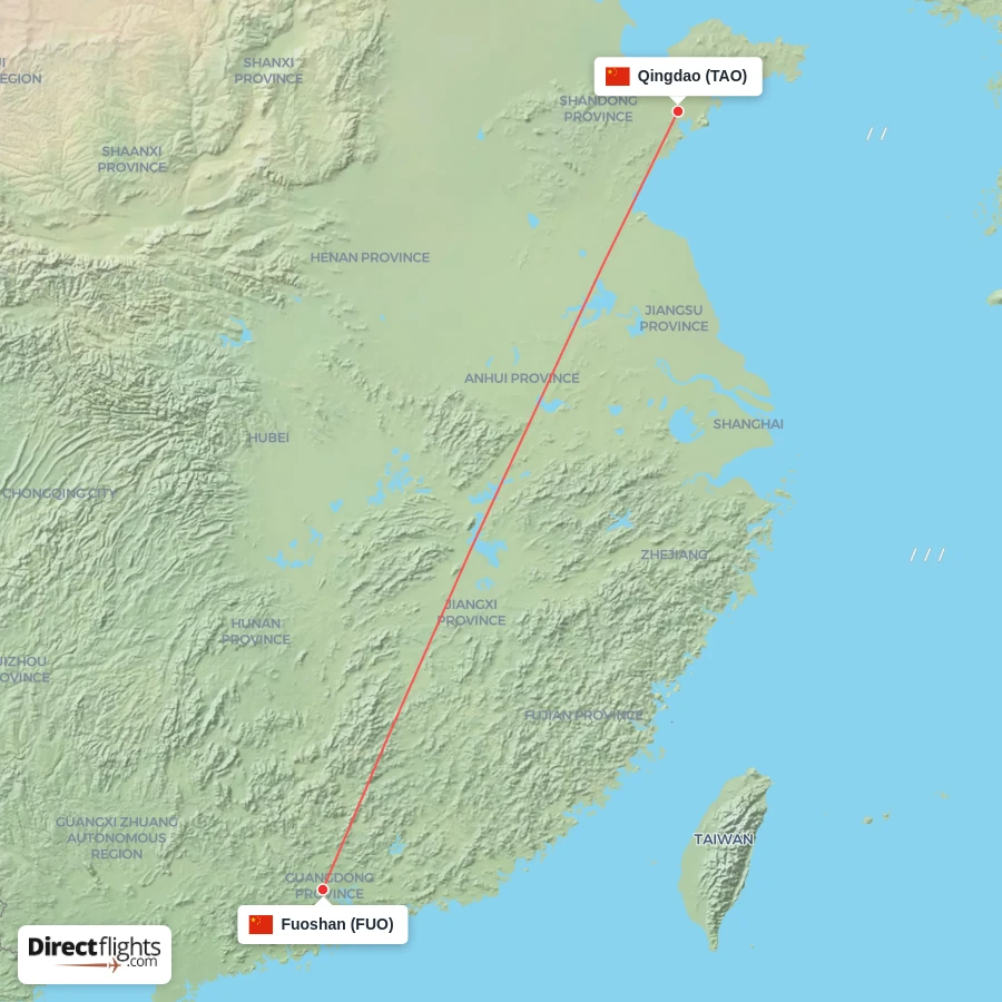 TAO - FUO route map