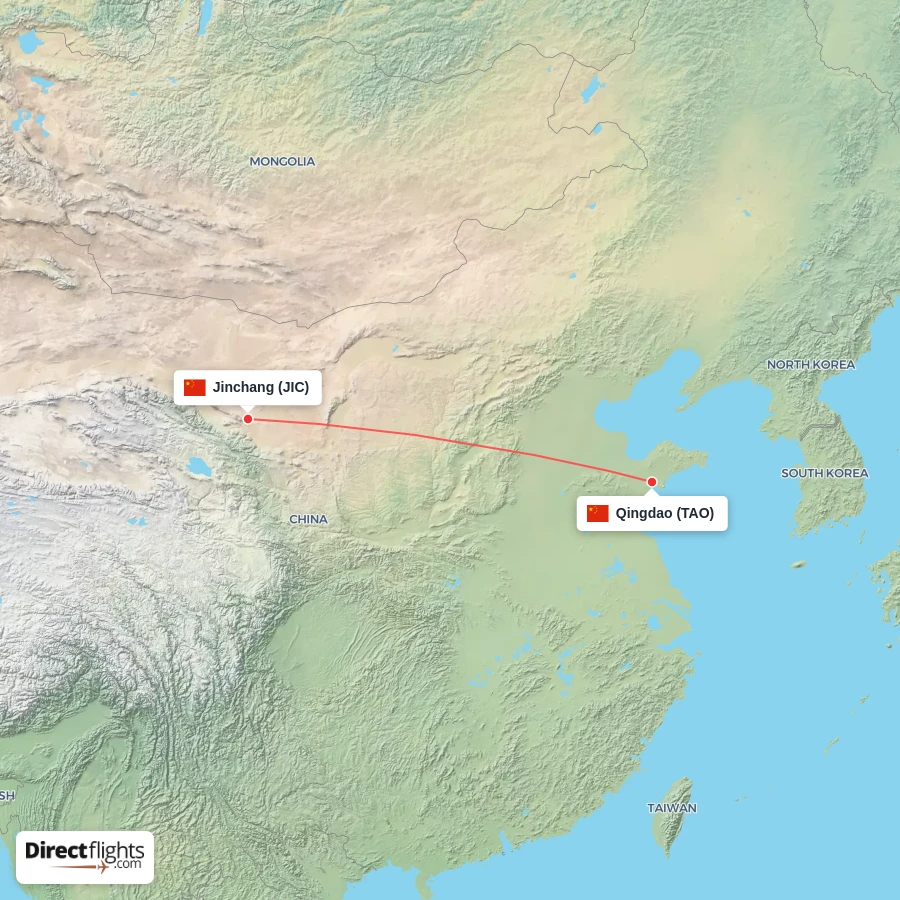TAO - JIC route map