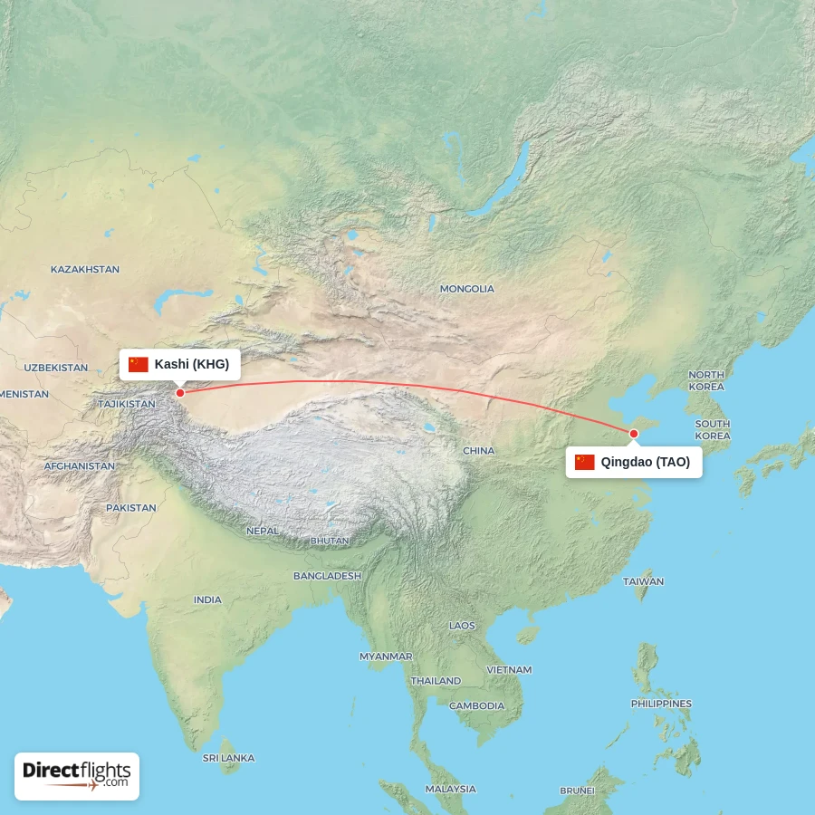 TAO - KHG route map