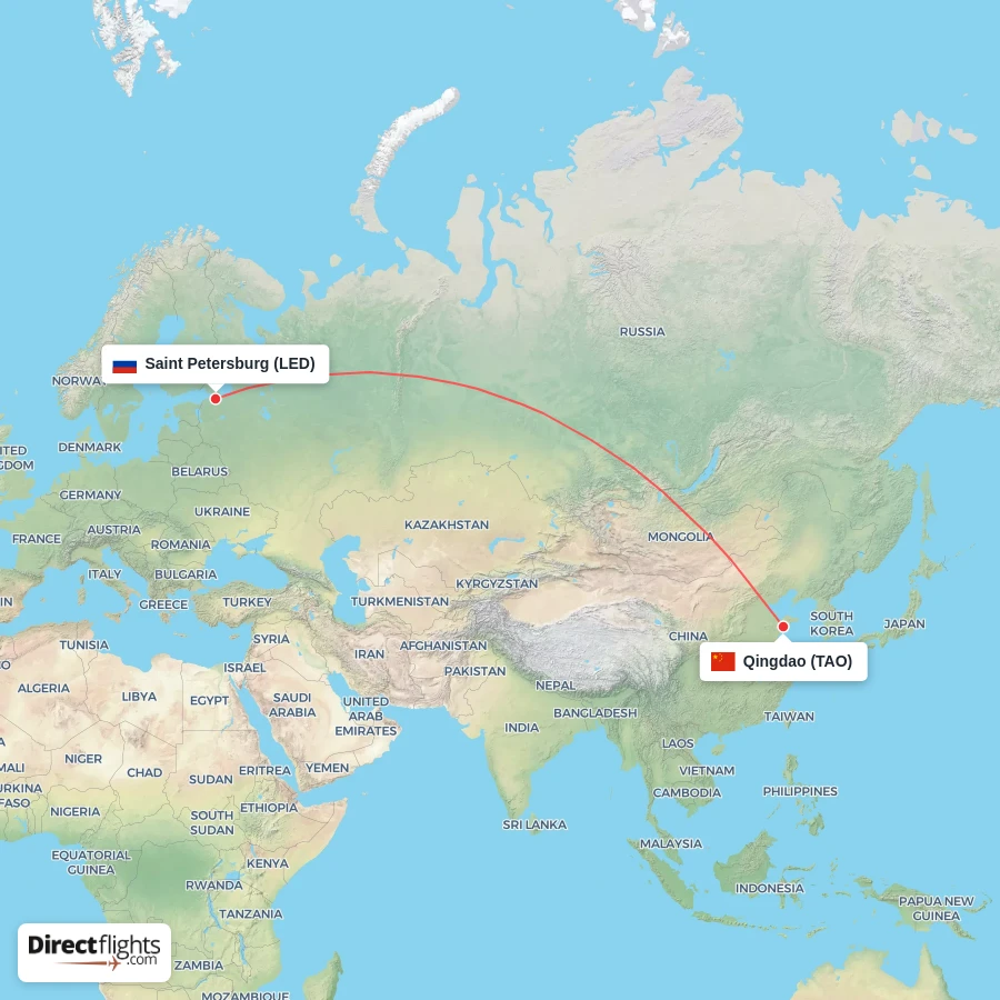 TAO - LED route map