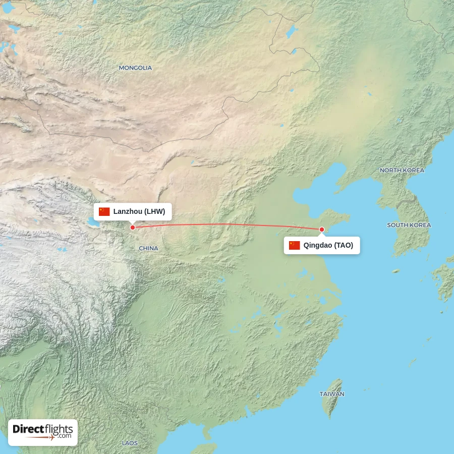 TAO - LHW route map