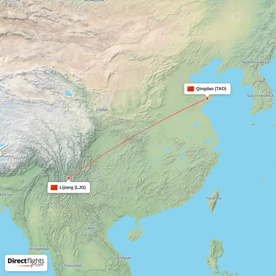 TAO - LJG route map