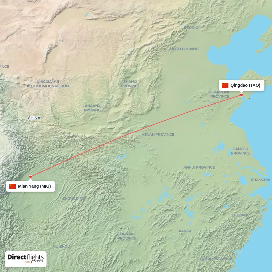 TAO - MIG route map