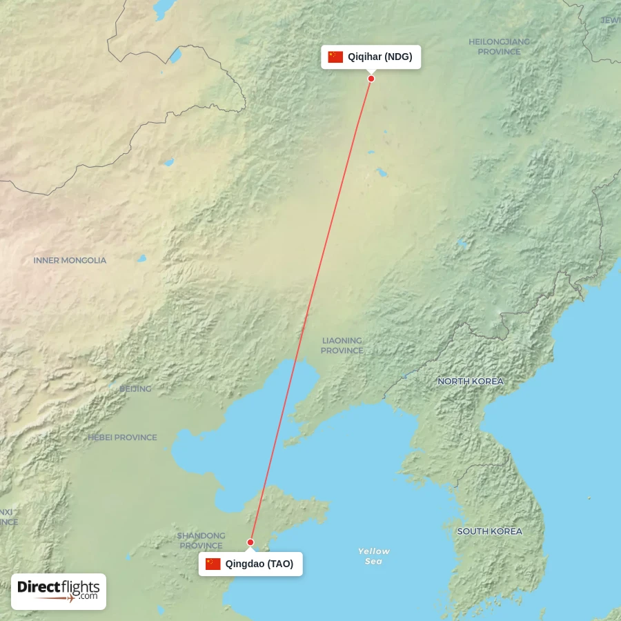 TAO - NDG route map