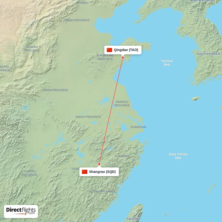 TAO - SQD route map