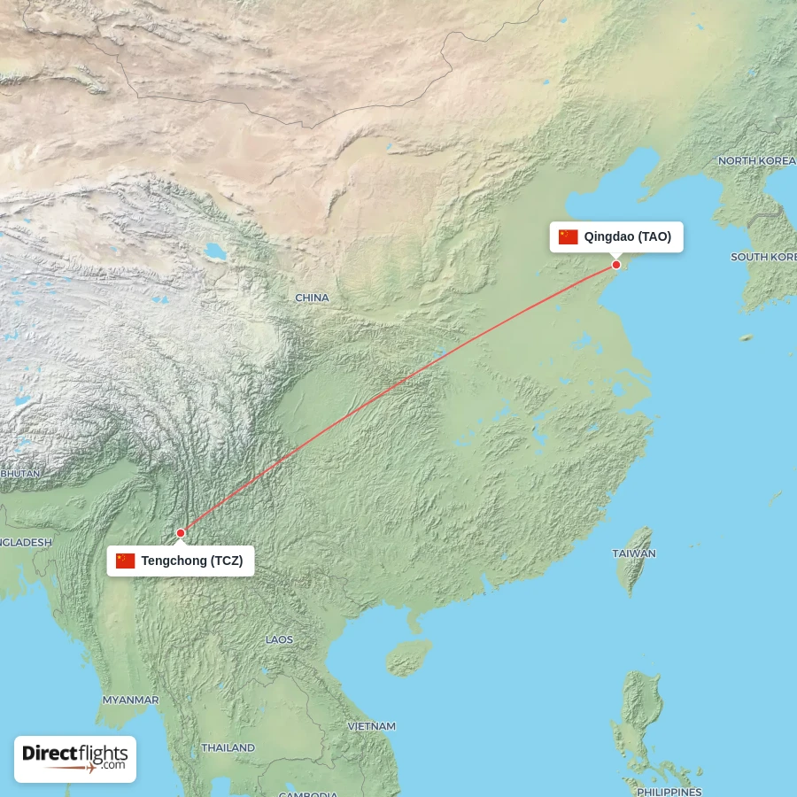 TAO - TCZ route map