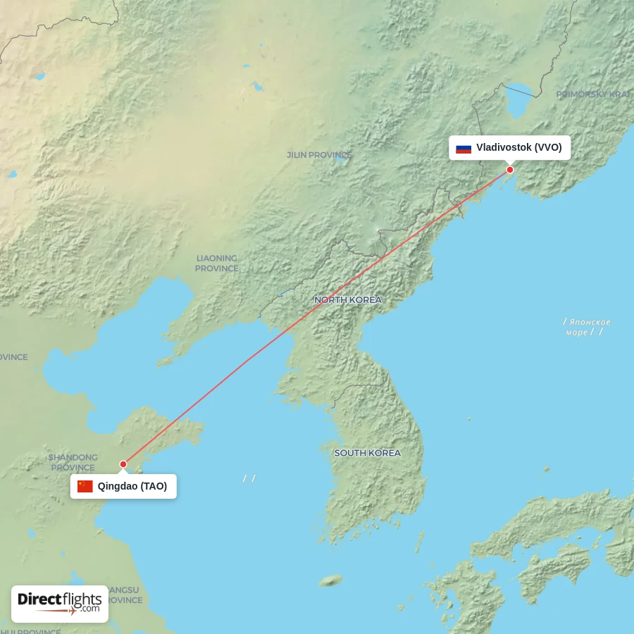 TAO - VVO route map