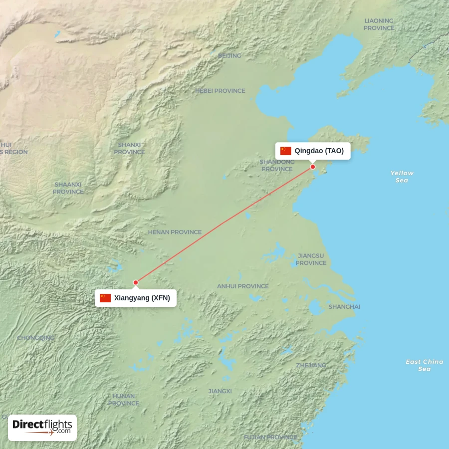 TAO - XFN route map