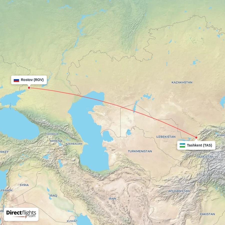 TAS - ROV route map