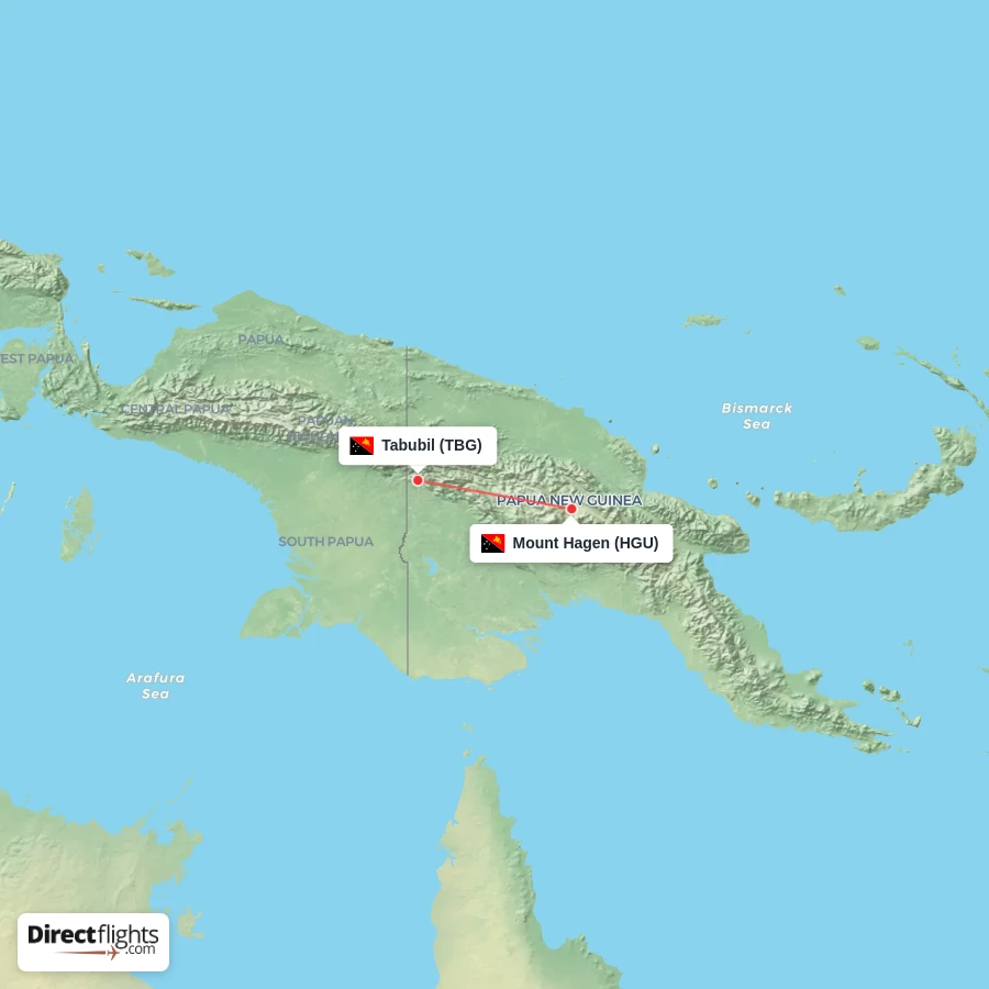 TBG - HGU route map