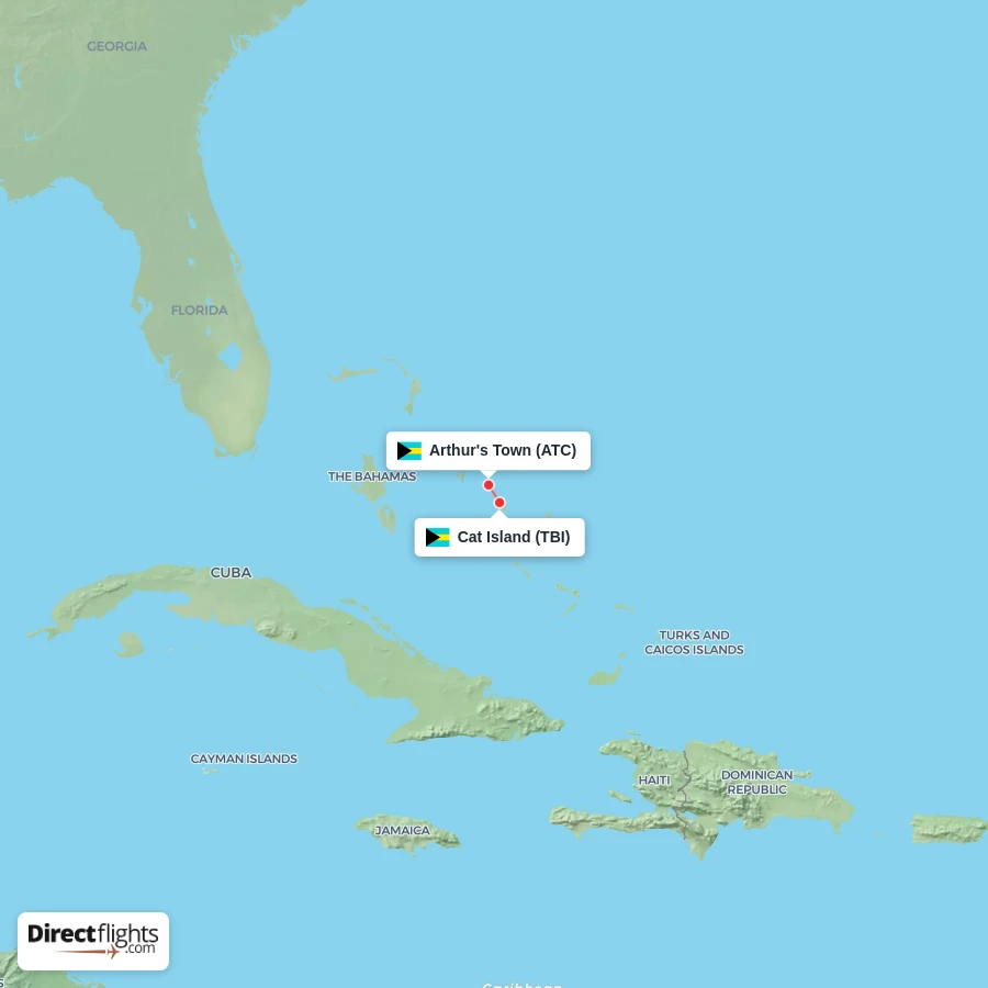 TBI - ATC route map