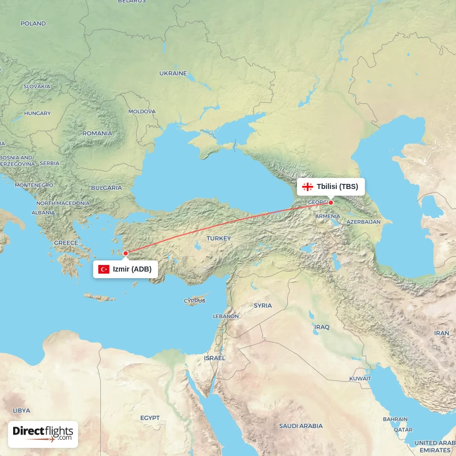 TBS - ADB route map