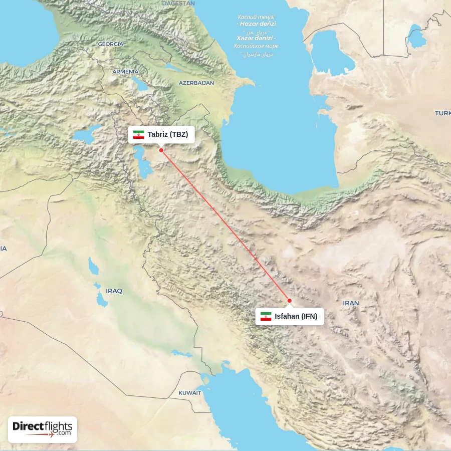 TBZ - IFN route map