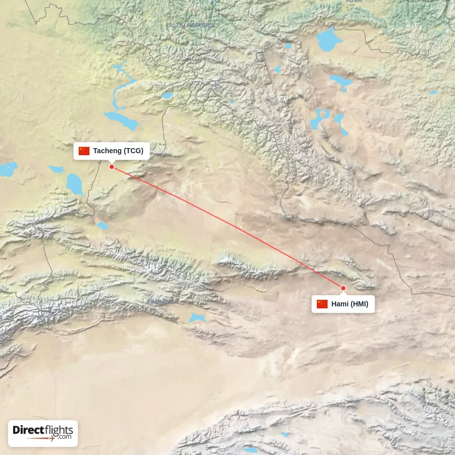 TCG - HMI route map