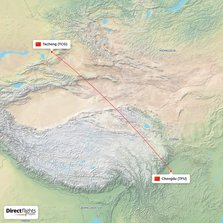 TCG - TFU route map