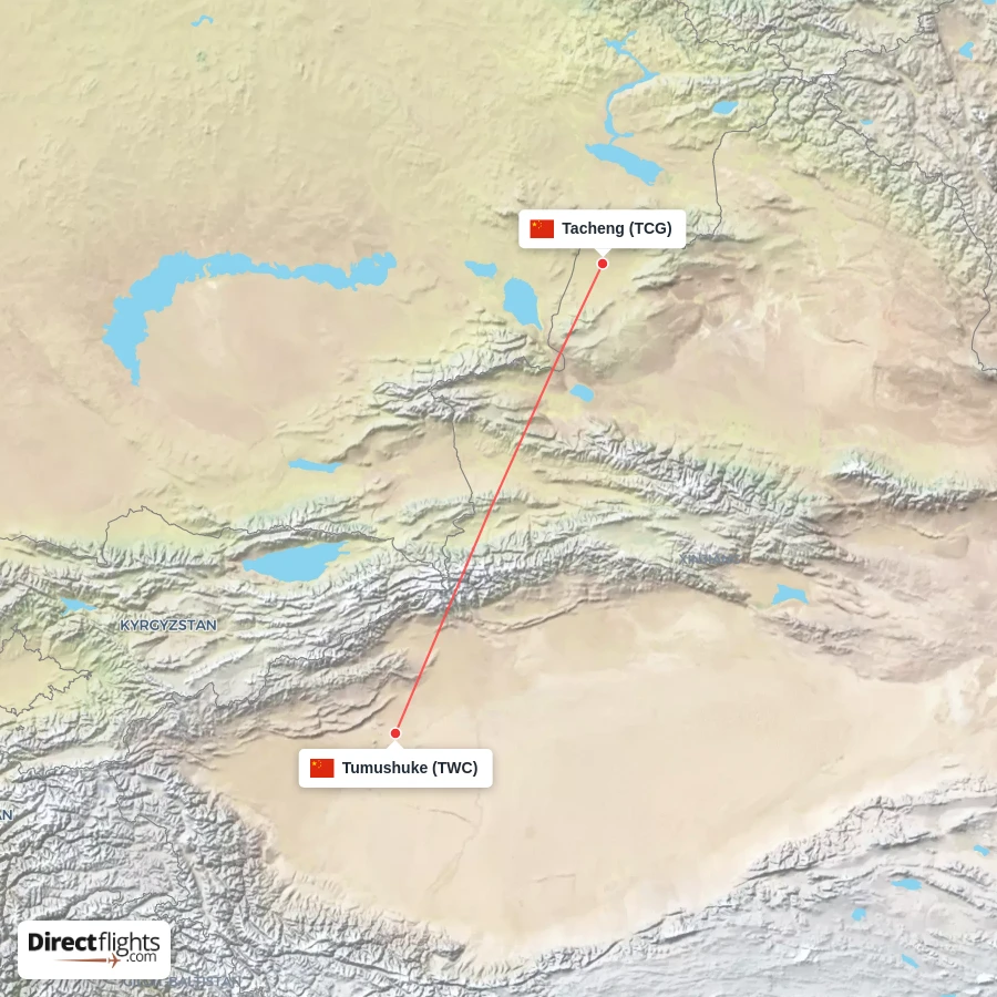 TCG - TWC route map