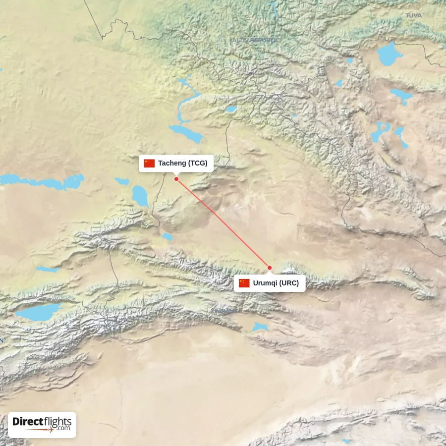 TCG - URC route map