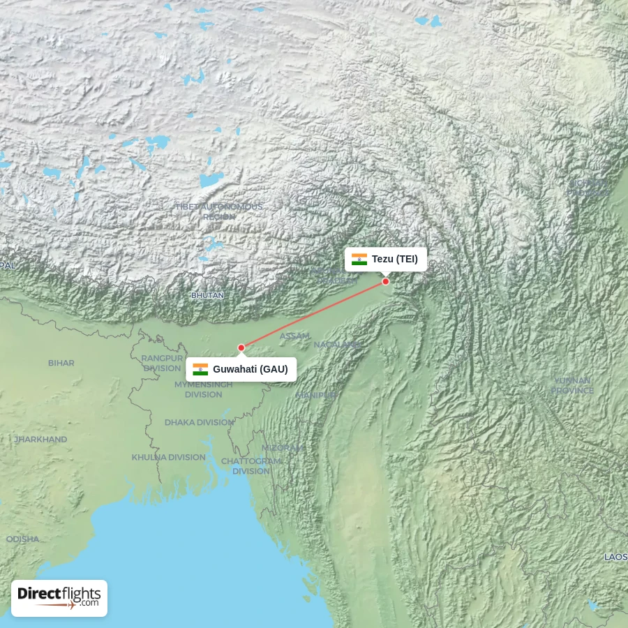 TEI - GAU route map