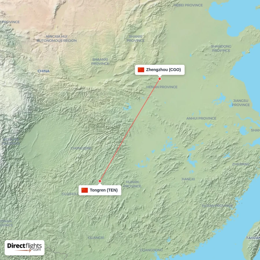 TEN - CGO route map