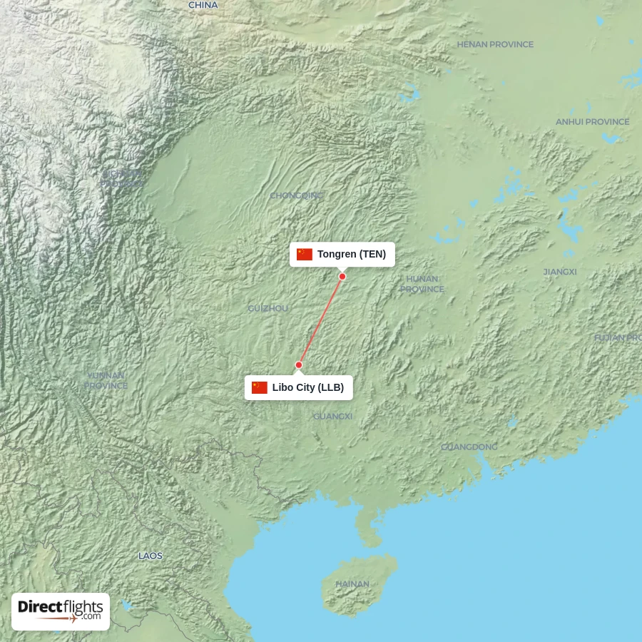 TEN - LLB route map