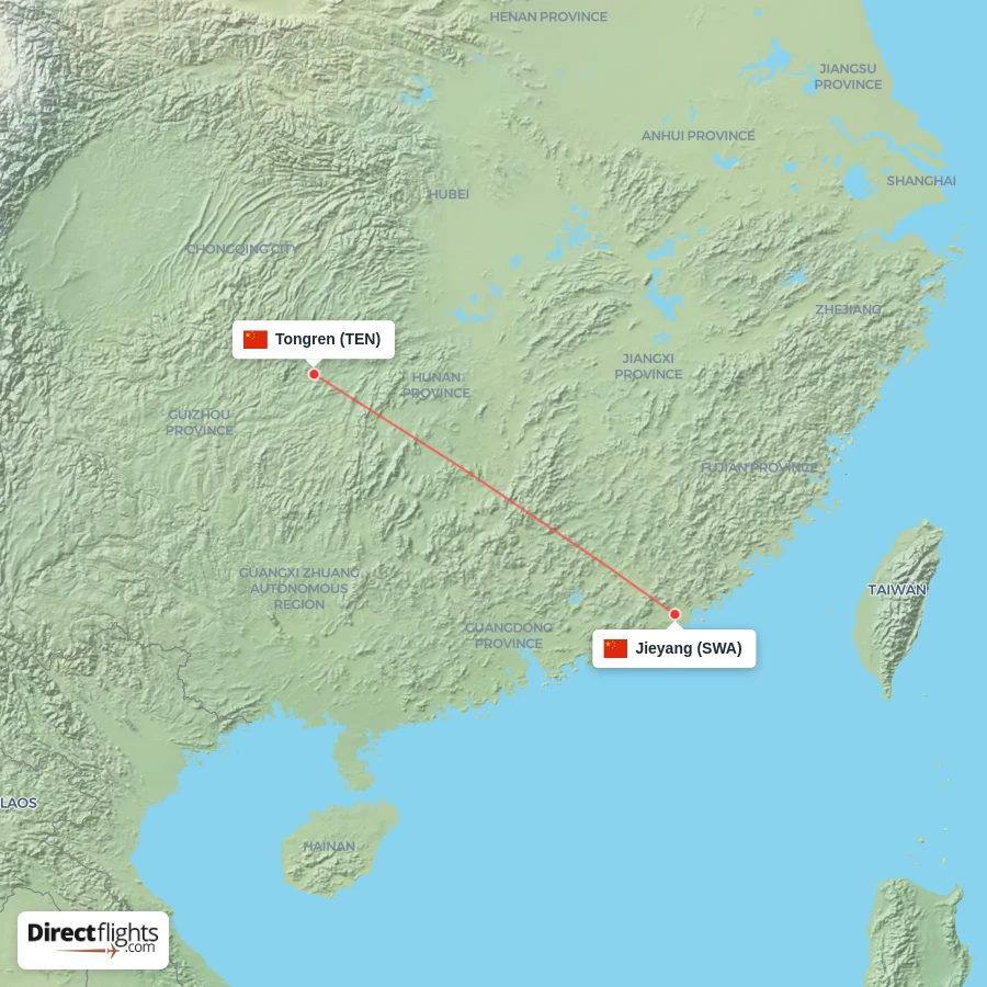 TEN - SWA route map