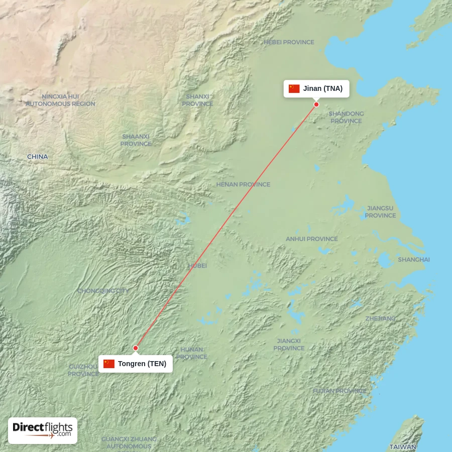 TEN - TNA route map