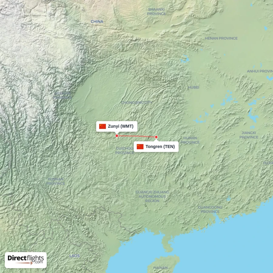 TEN - WMT route map