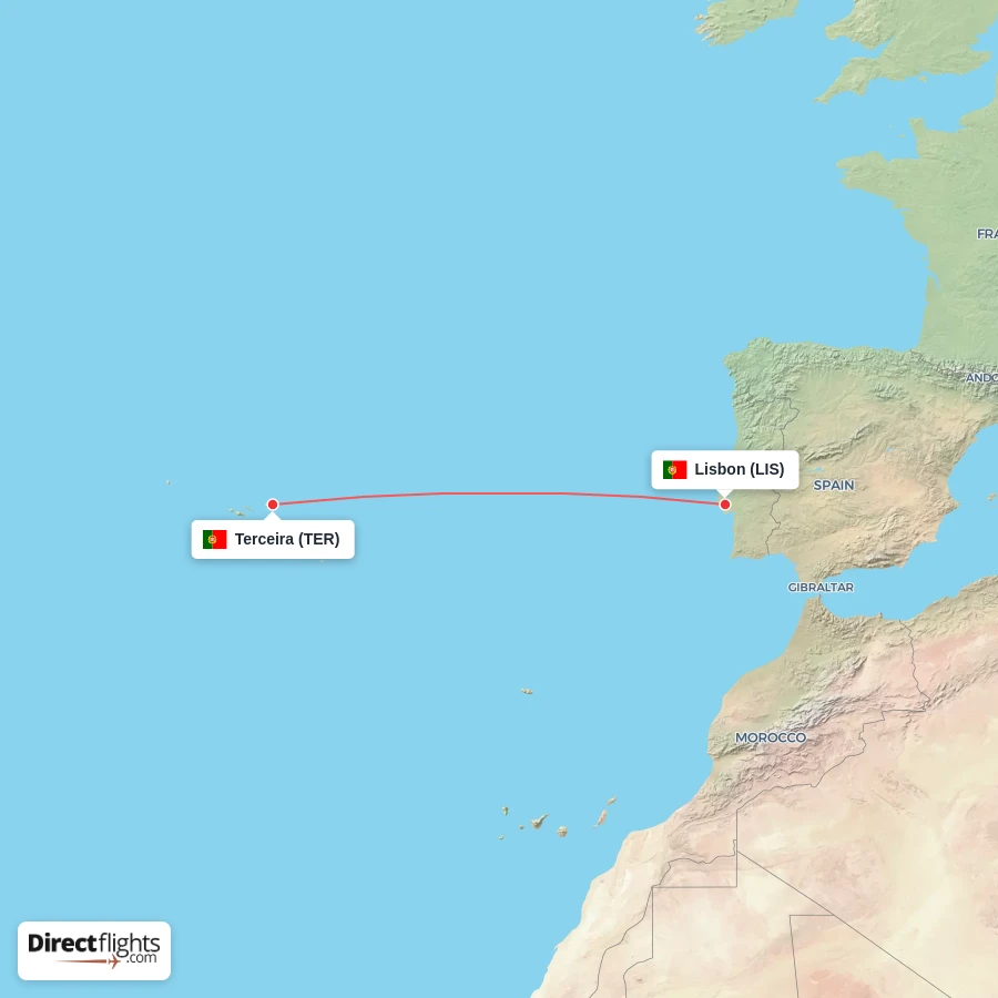 TER - LIS route map