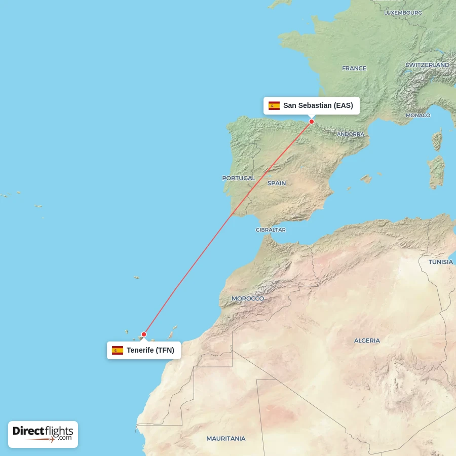 TFN - EAS route map