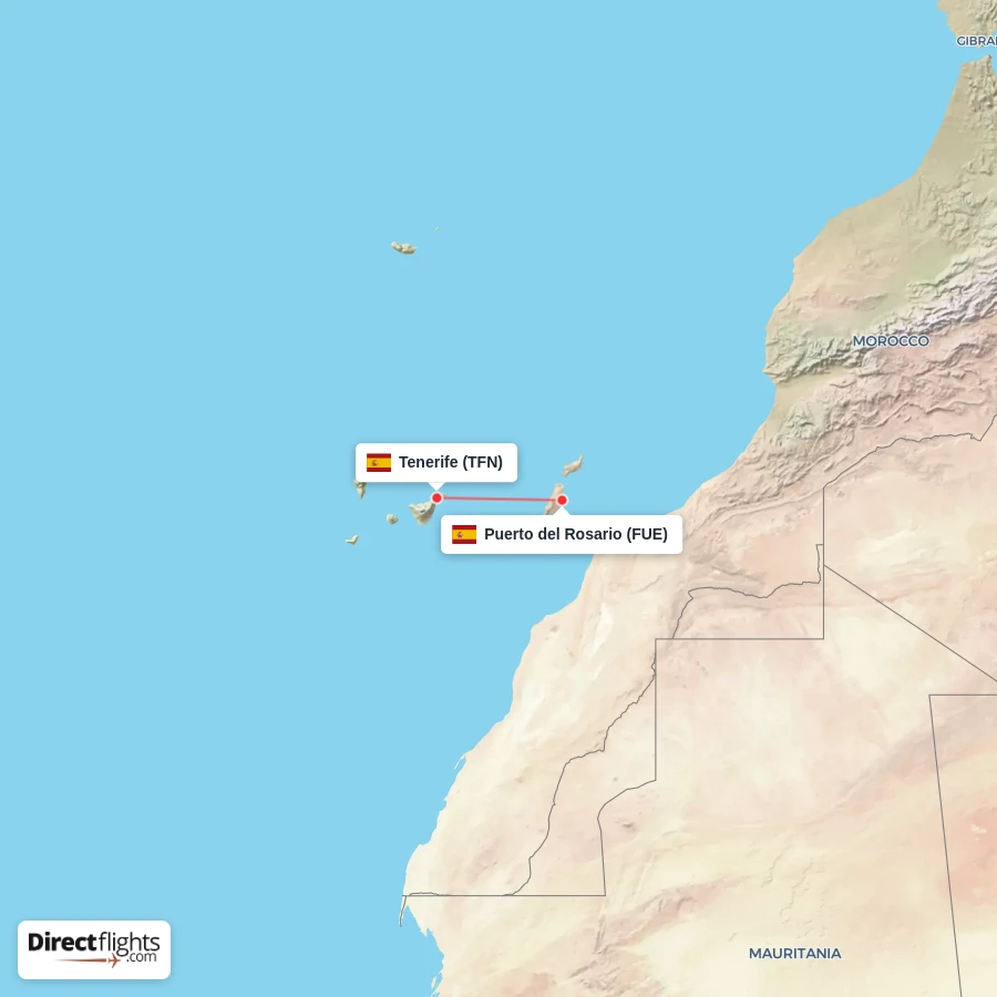 TFN - FUE route map