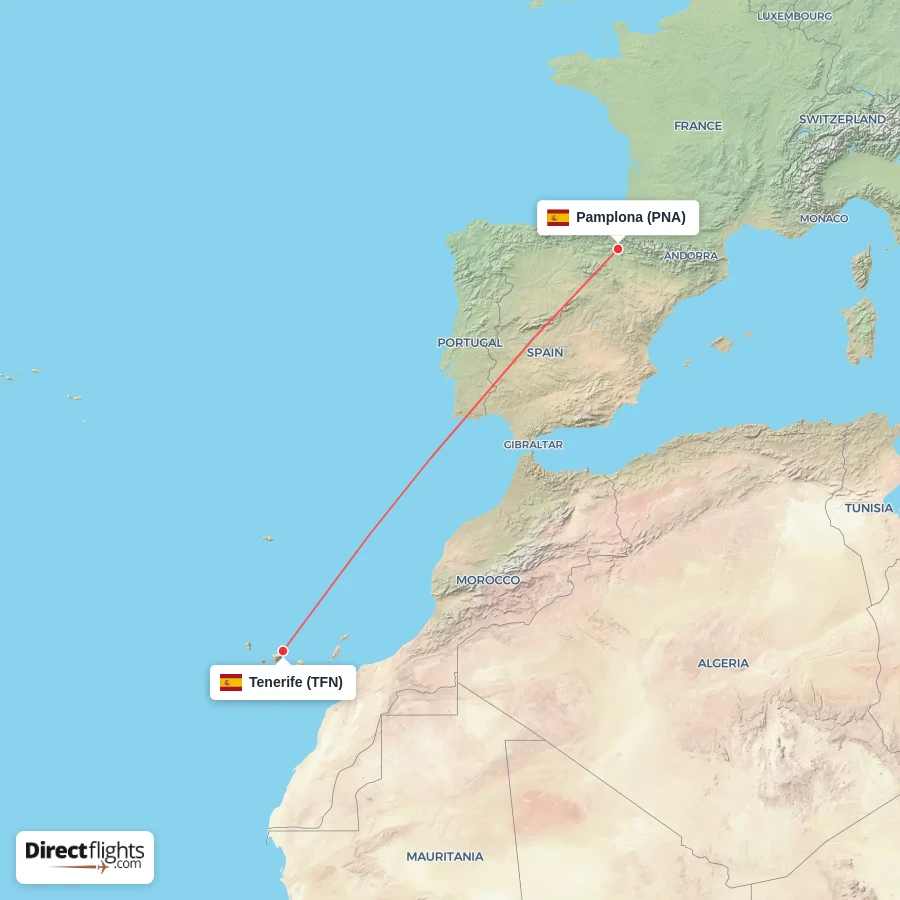 TFN - PNA route map
