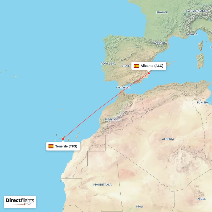 TFS - ALC route map