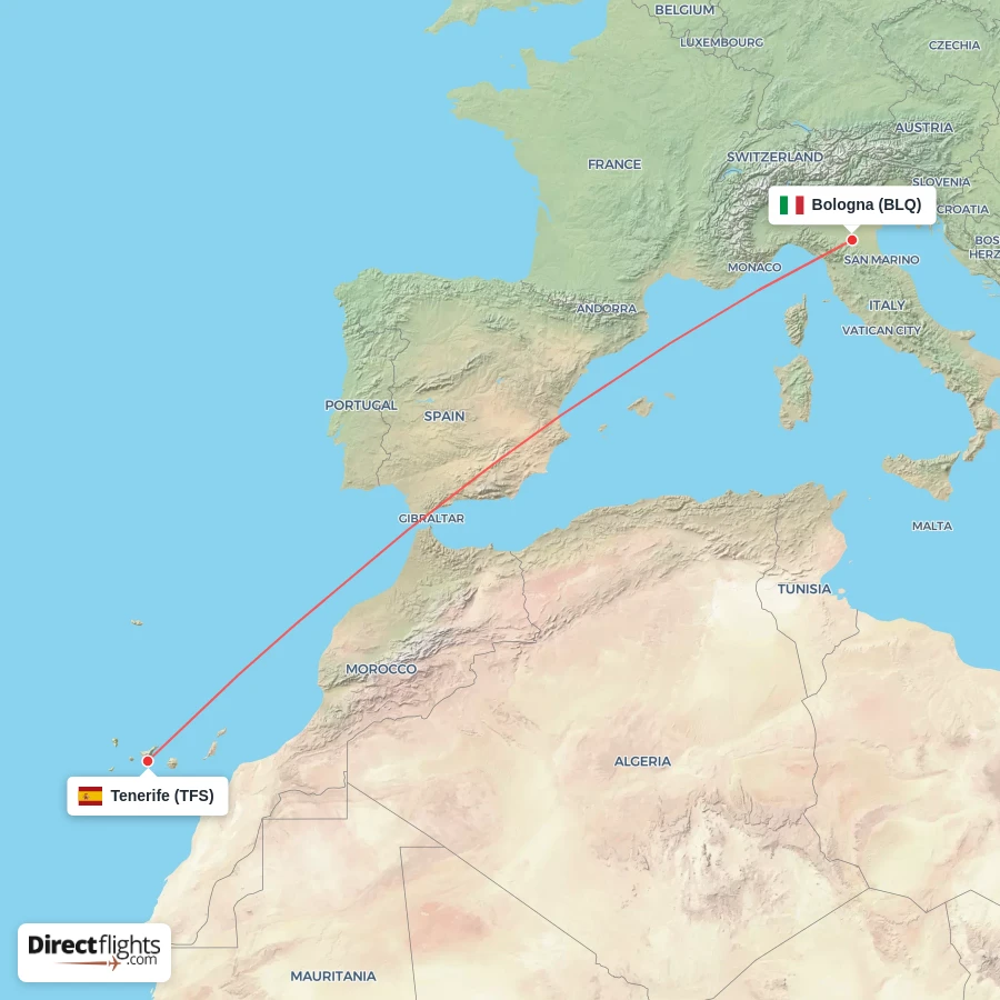 TFS - BLQ route map