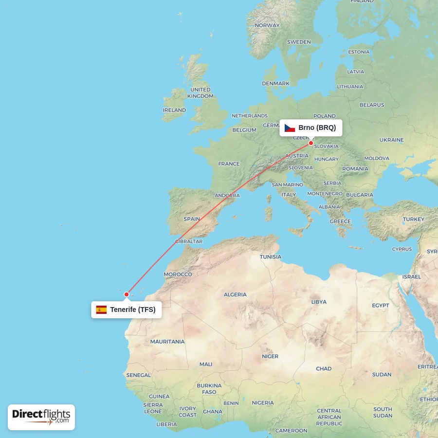 TFS - BRQ route map