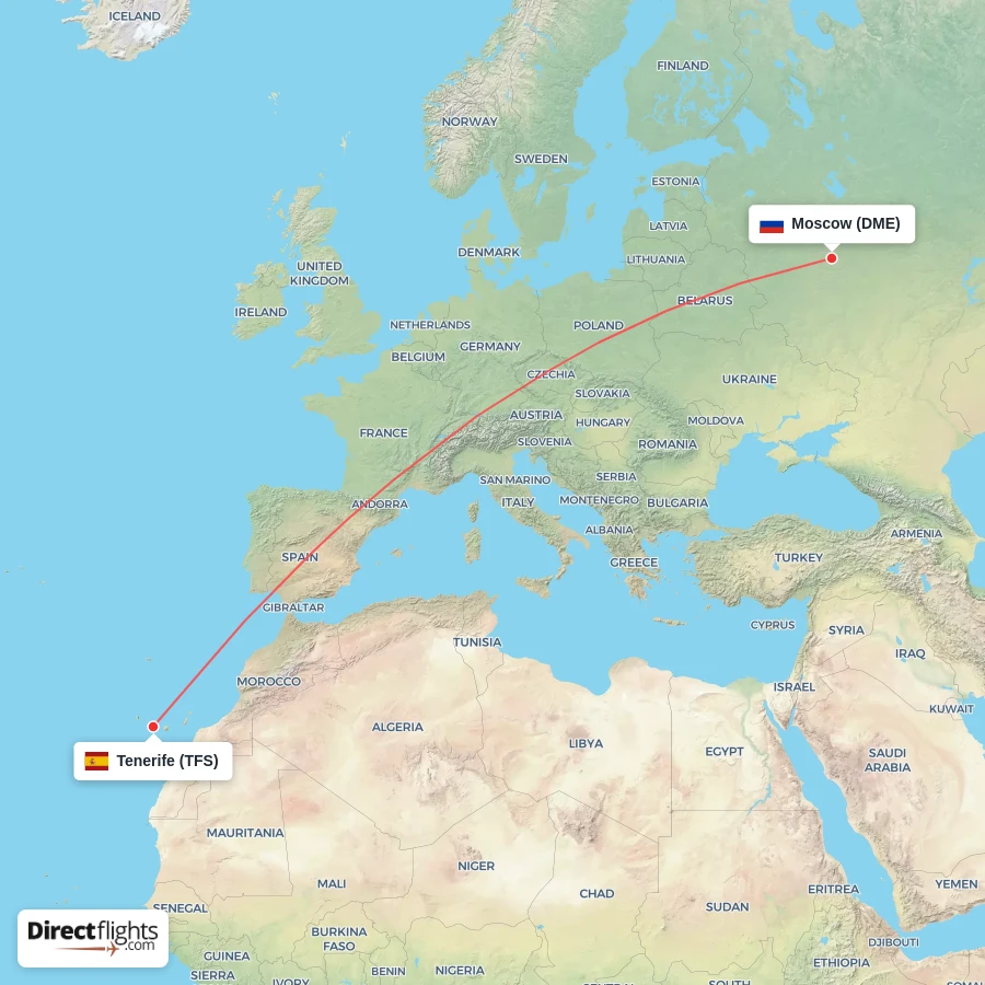 TFS - DME route map