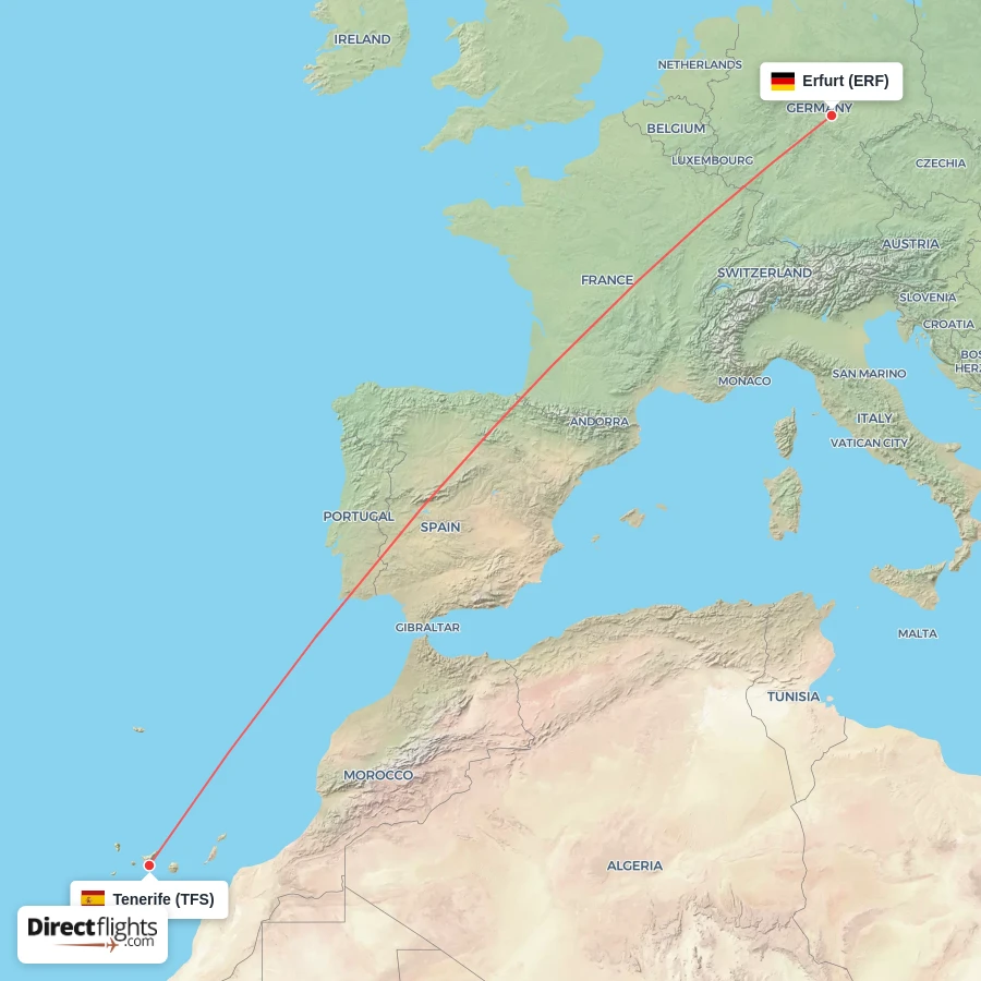 TFS - ERF route map