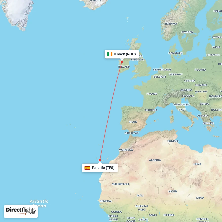 TFS - NOC route map