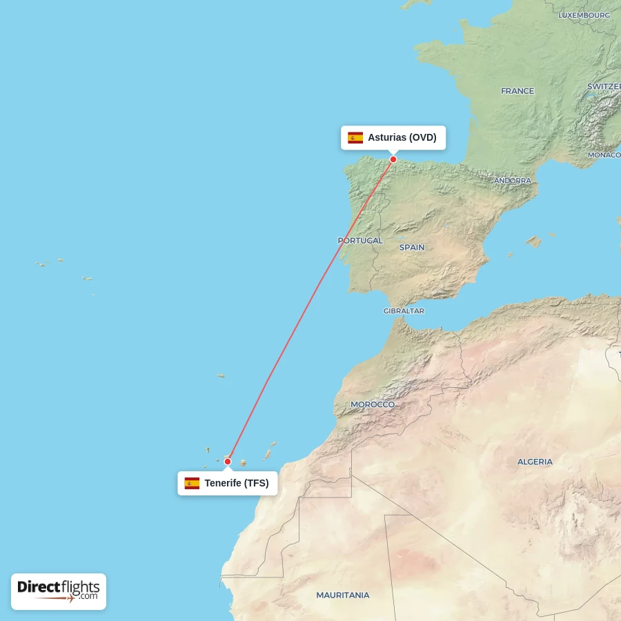 TFS - OVD route map