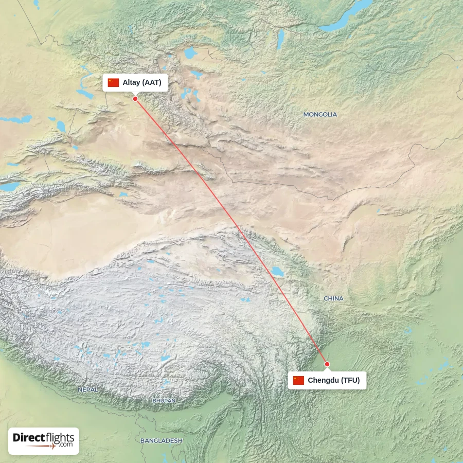 TFU - AAT route map