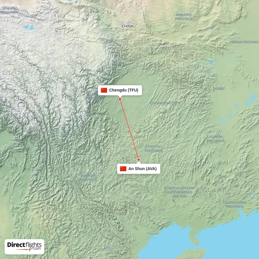 TFU - AVA route map