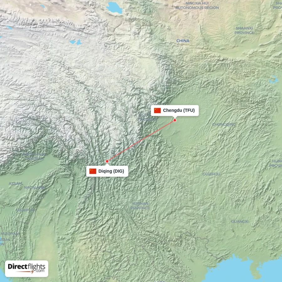 TFU - DIG route map